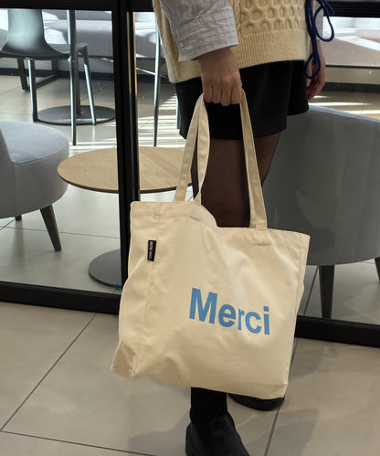 merciロゴトートバッグ
