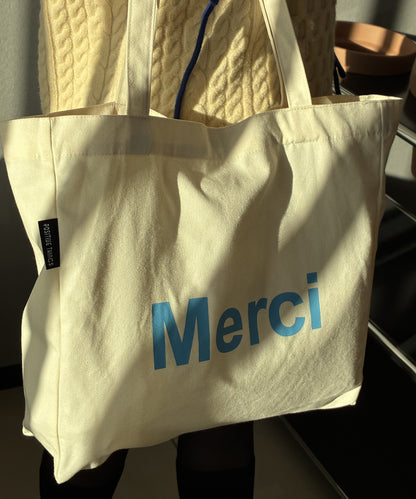 merciロゴトートバッグ