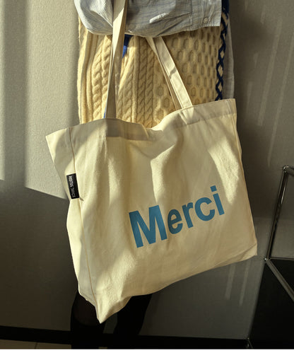 merciロゴトートバッグ