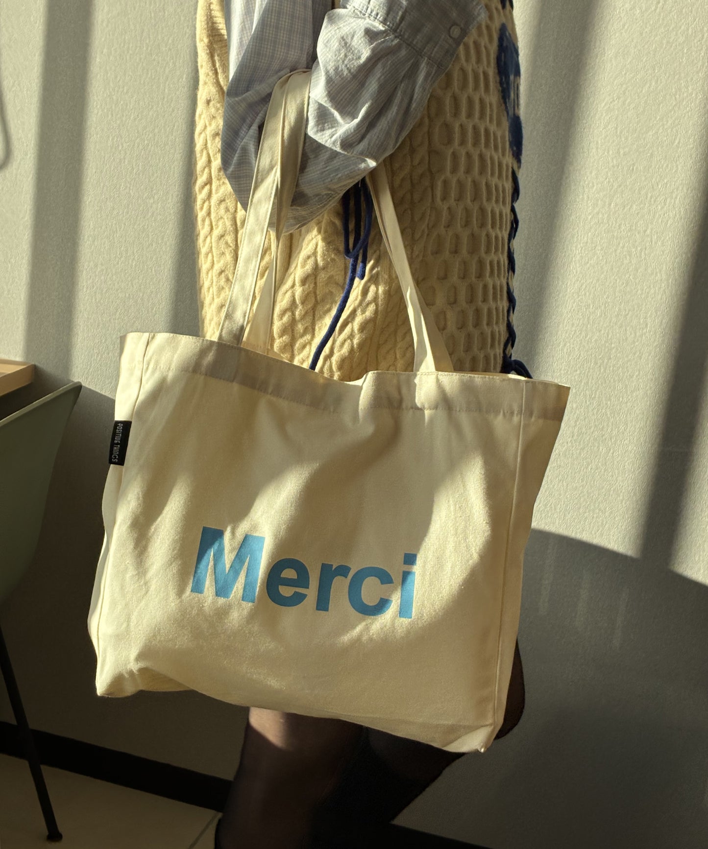 merciロゴトートバッグ