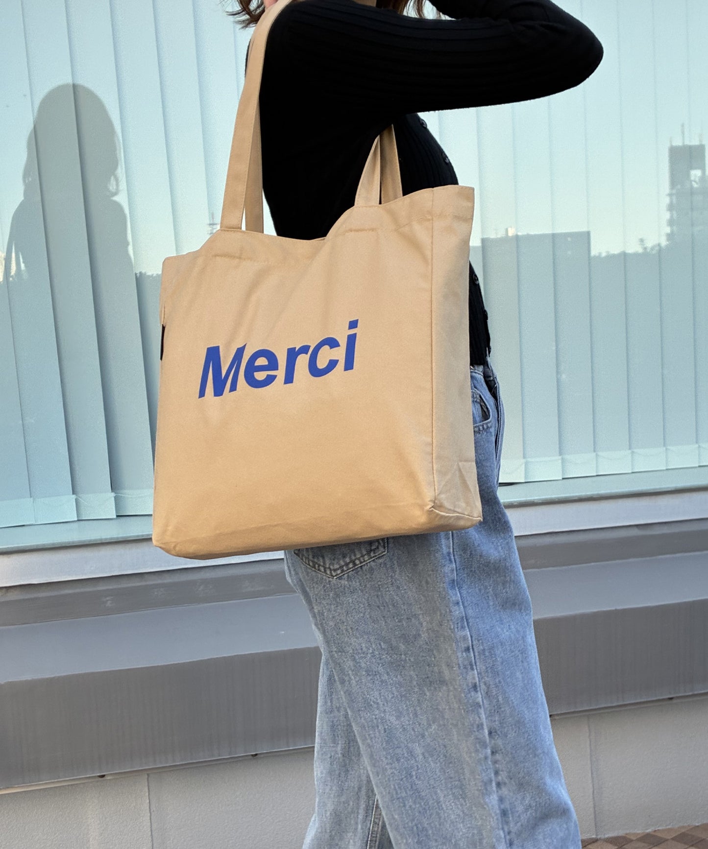 merciロゴトートバッグ