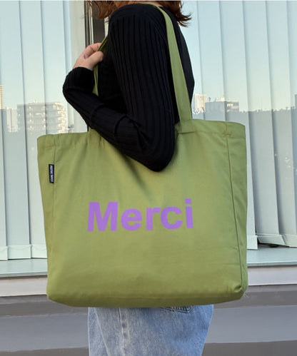 merciロゴトートバッグ