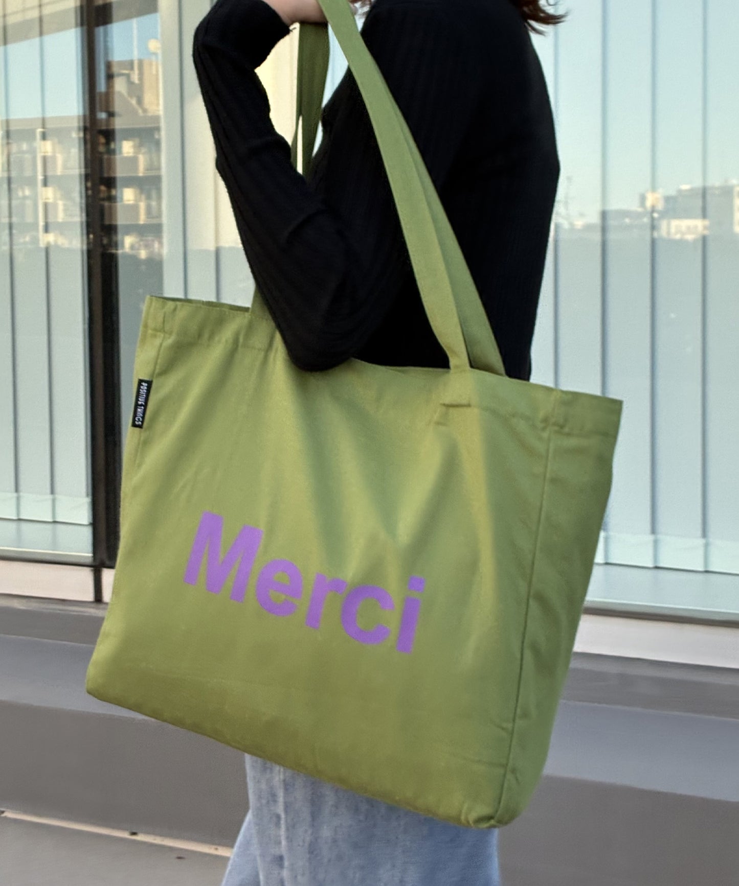 merciロゴトートバッグ