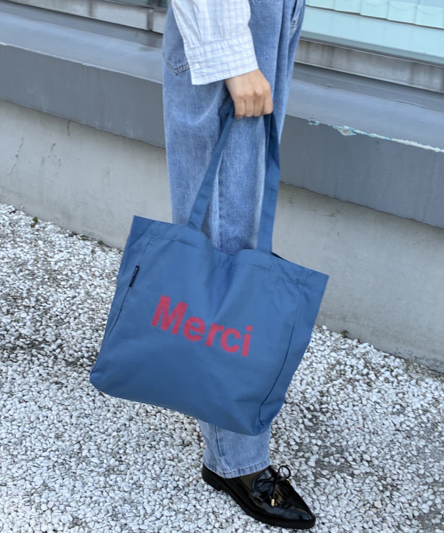merciロゴトートバッグ
