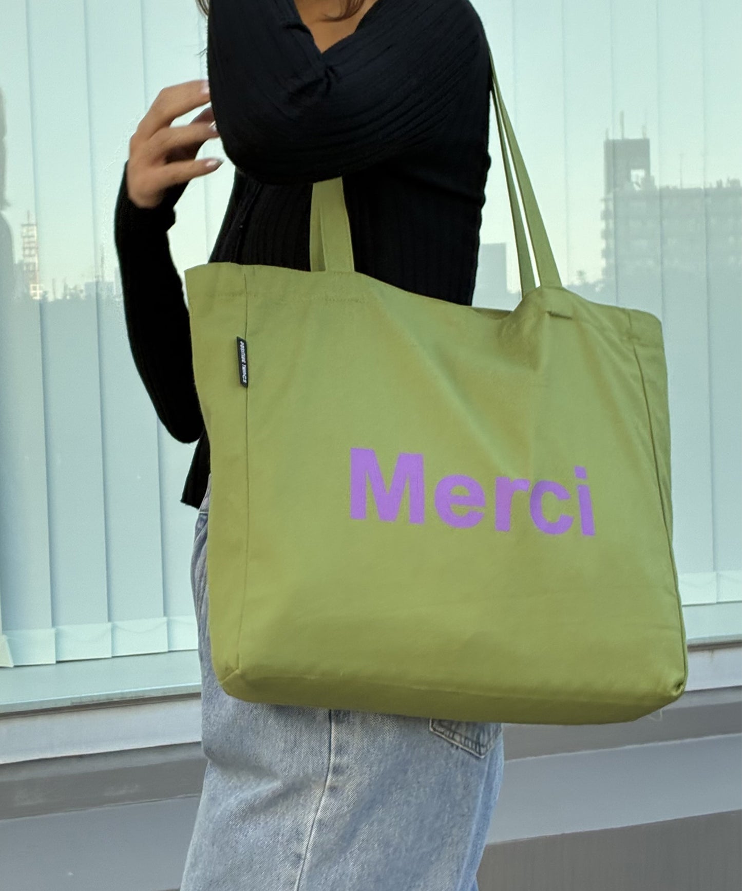 merciロゴトートバッグ