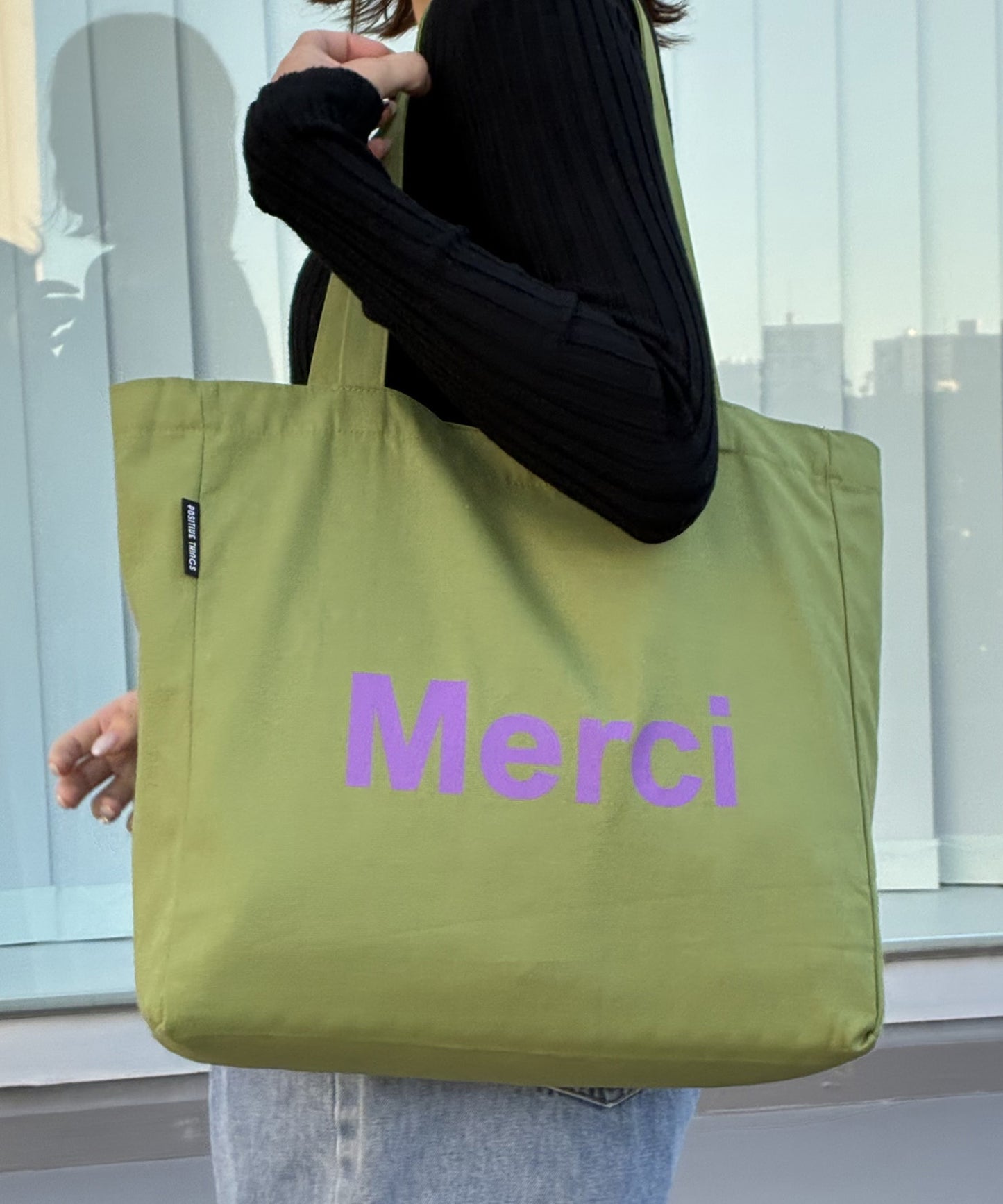 merciロゴトートバッグ