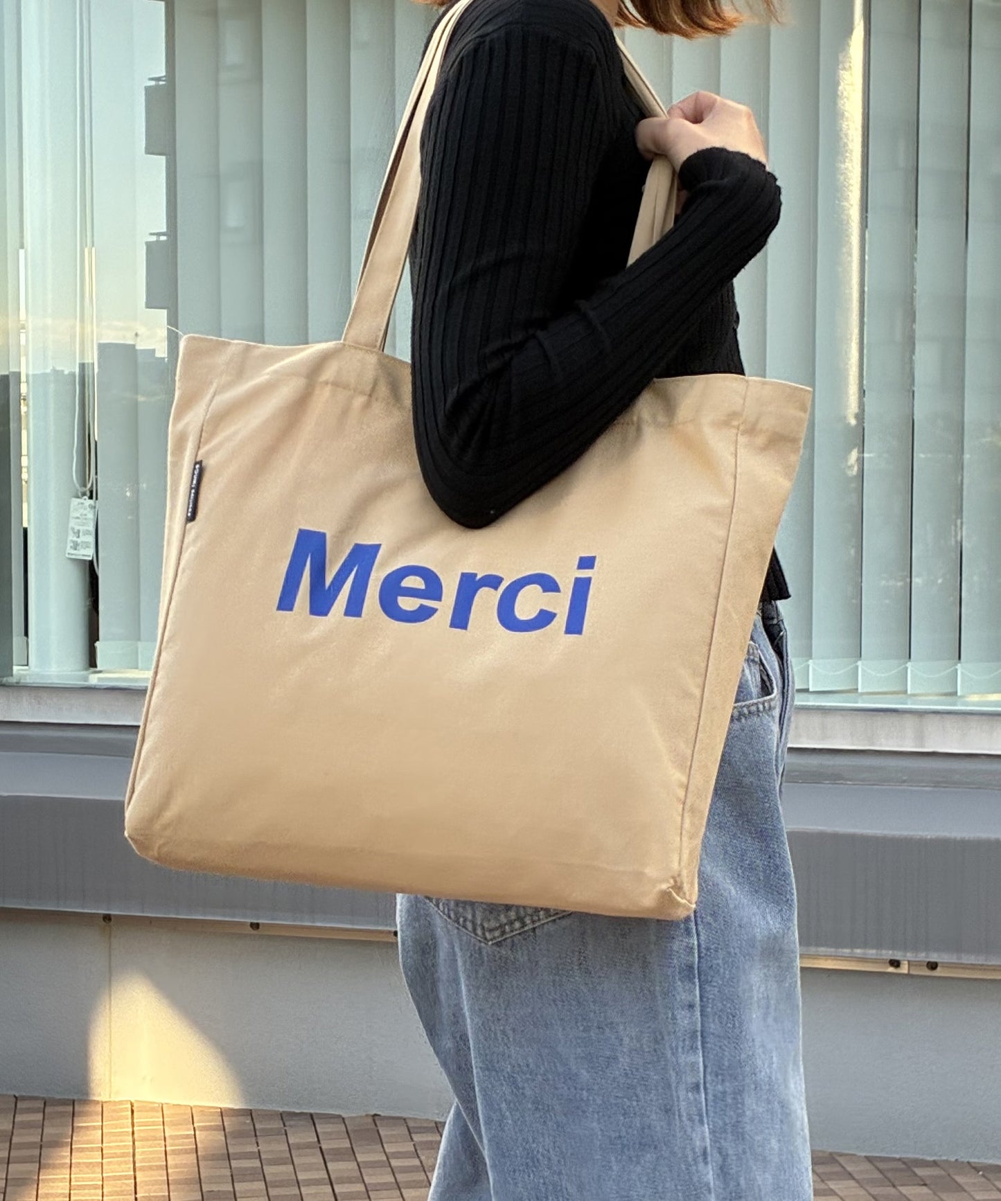 merciロゴトートバッグ