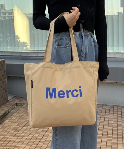 merciロゴトートバッグ