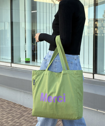 merciロゴトートバッグ