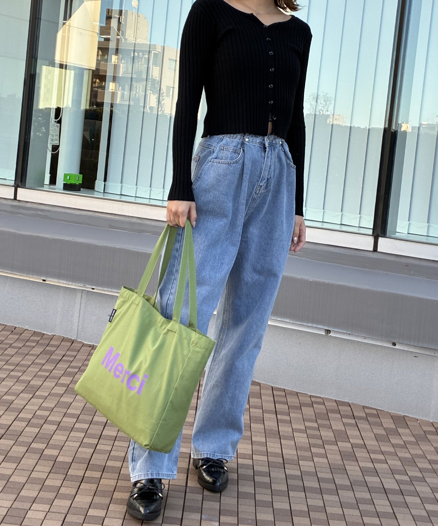 merciロゴトートバッグ