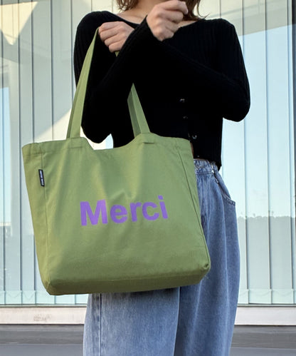 merciロゴトートバッグ