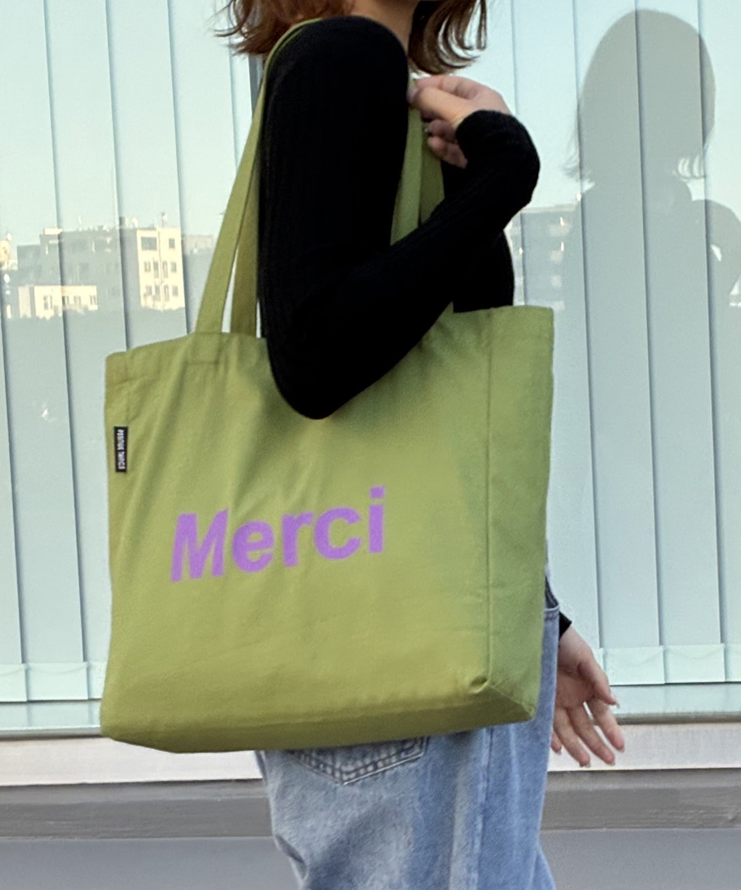 merciロゴトートバッグ