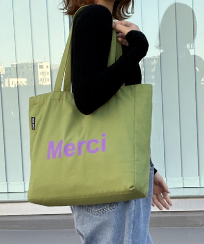 merciロゴトートバッグ