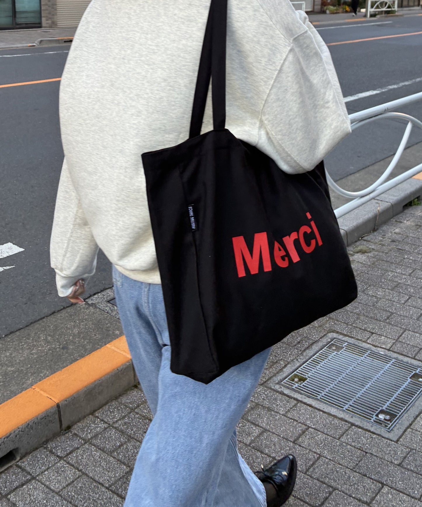 merciロゴトートバッグ