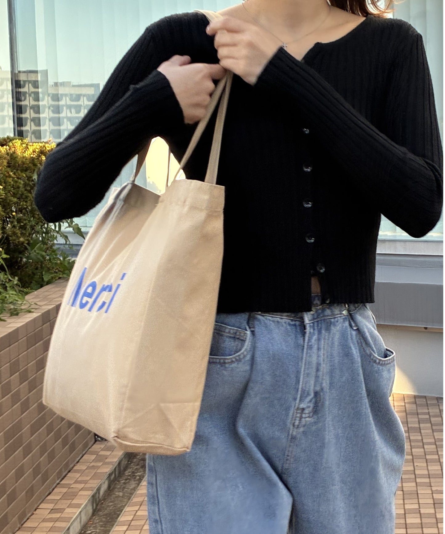 merciロゴトートバッグ