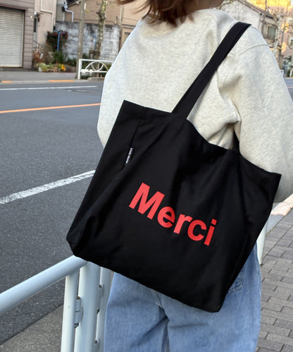 merciロゴトートバッグ