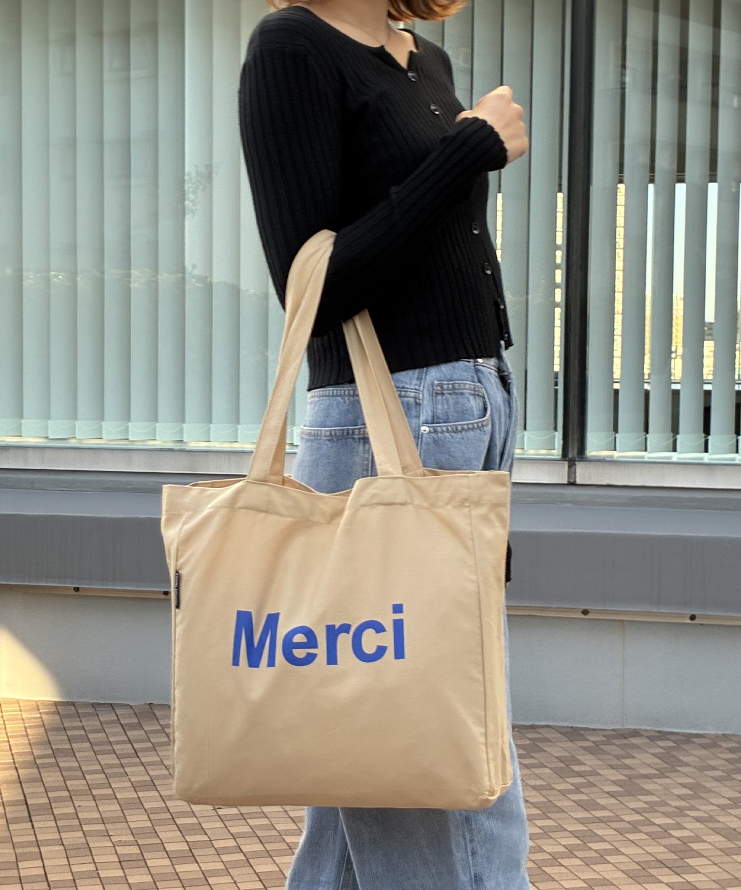 merciロゴトートバッグ