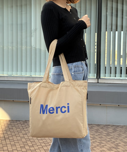 merciロゴトートバッグ