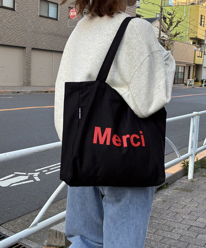 merciロゴトートバッグ