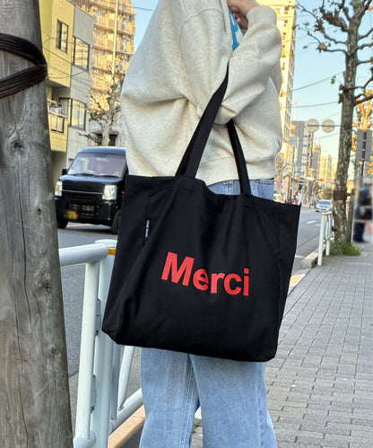 merciロゴトートバッグ