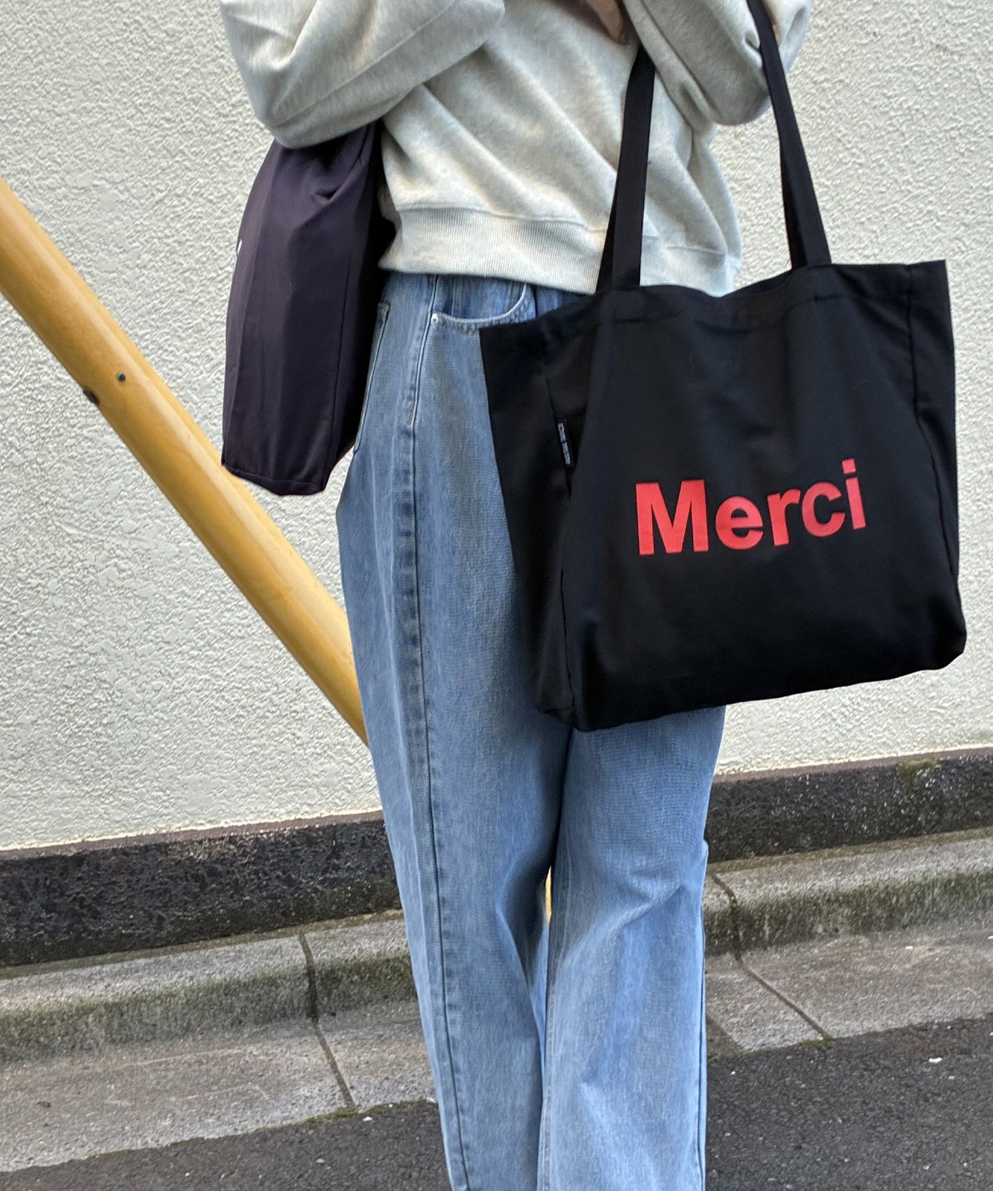 merciロゴトートバッグ