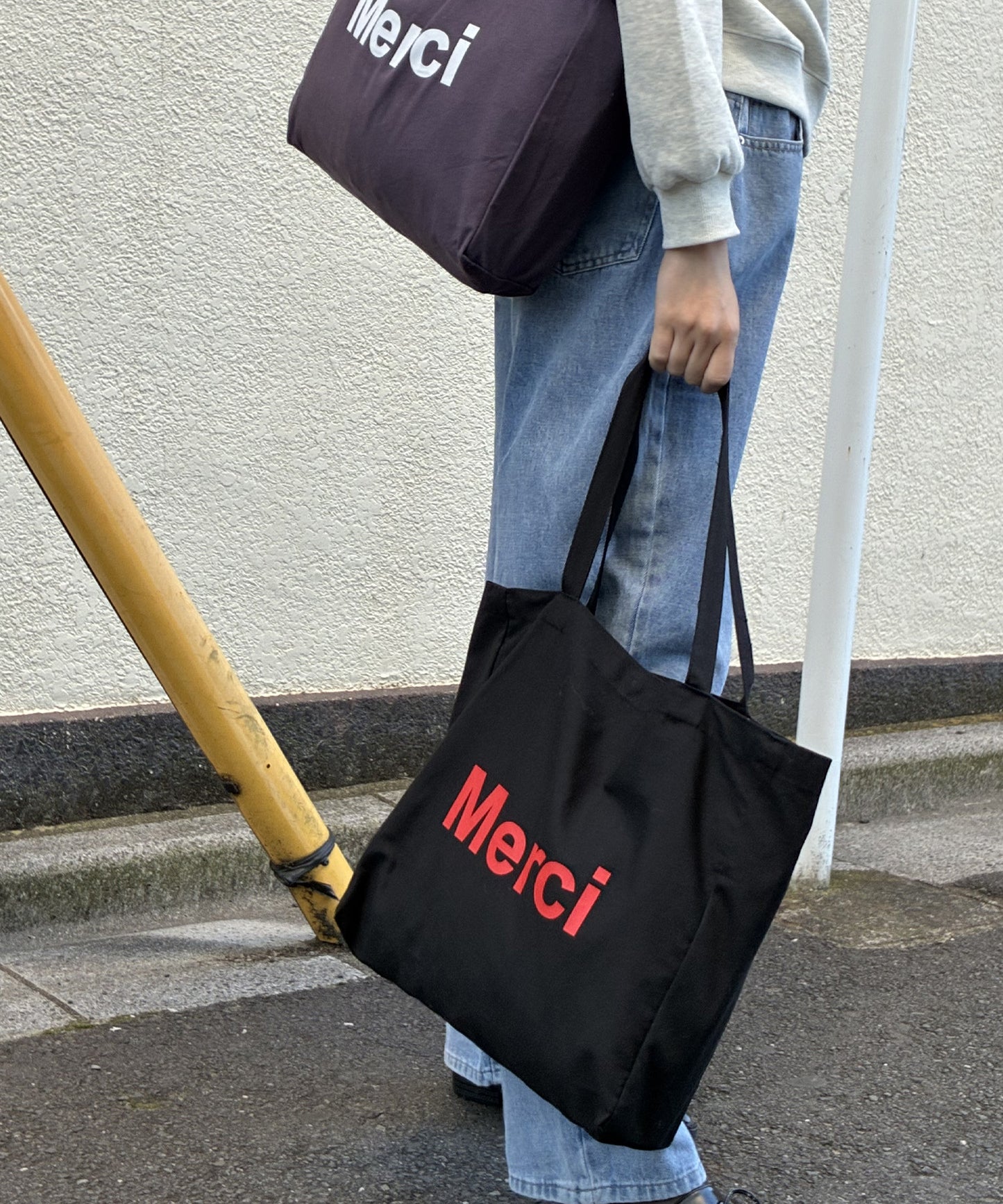 merciロゴトートバッグ