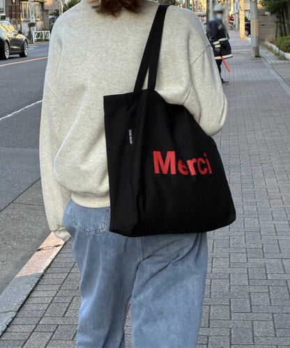 merciロゴトートバッグ