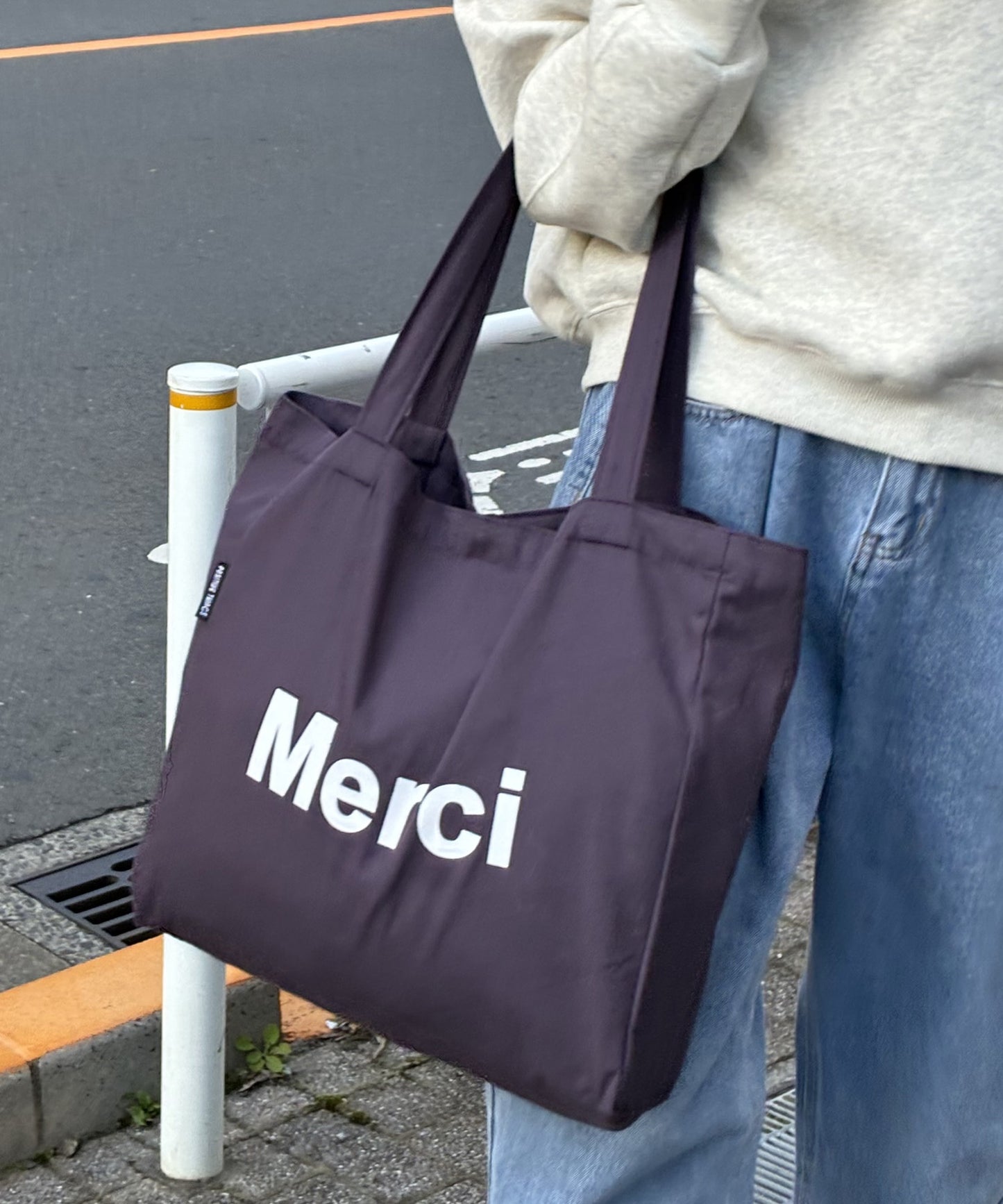 merciロゴトートバッグ