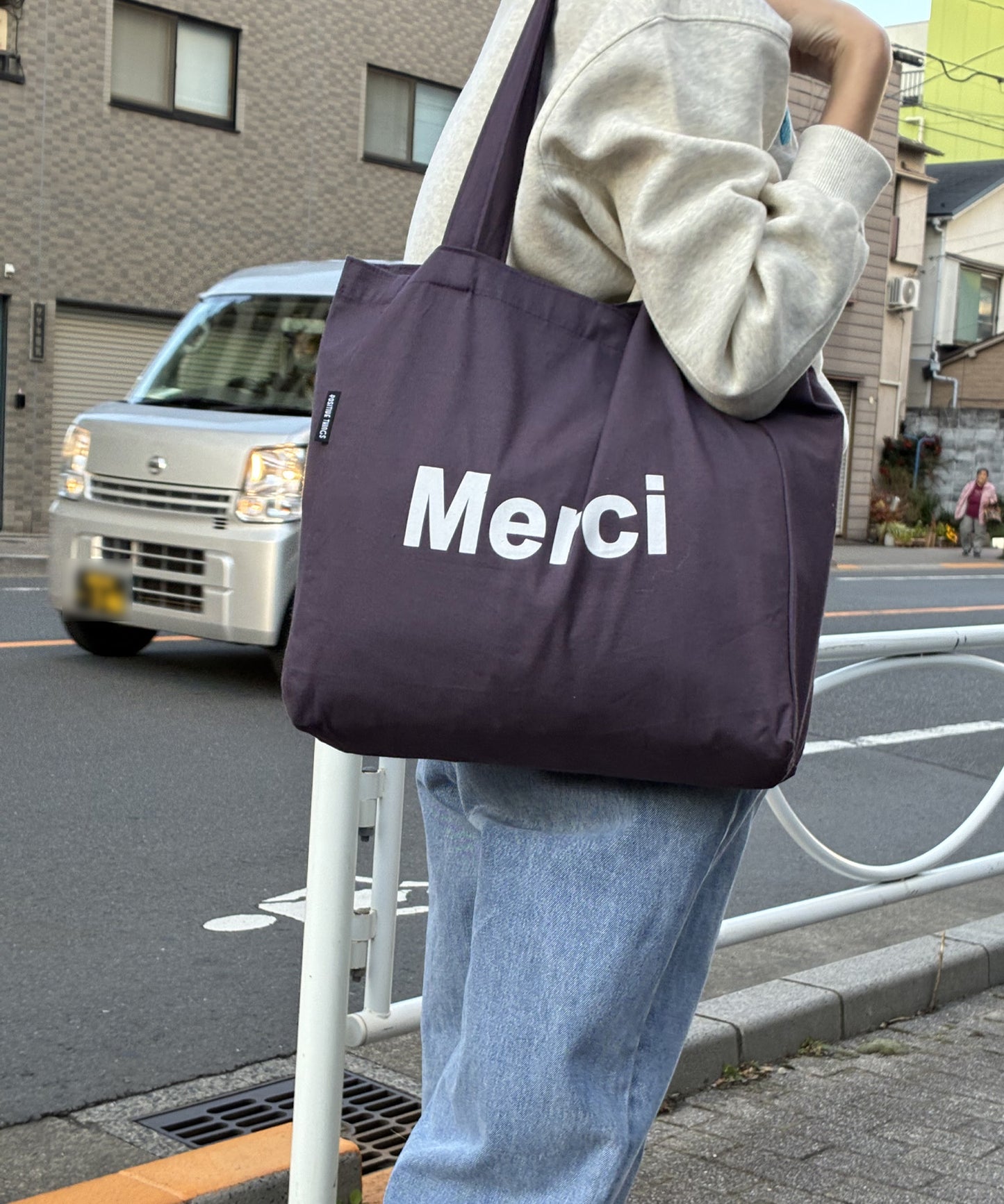 merciロゴトートバッグ