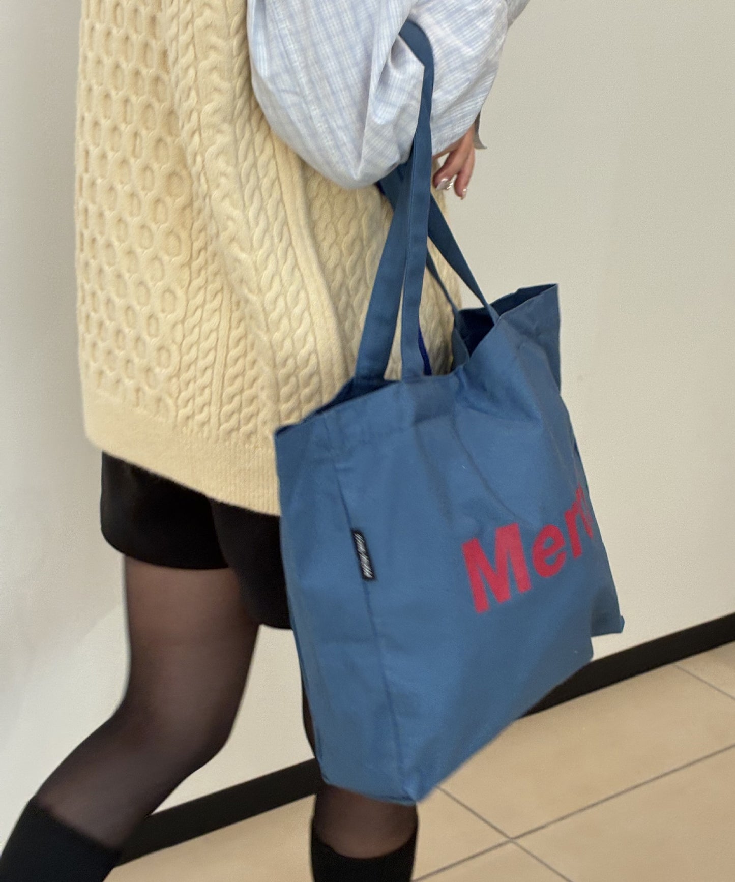 merciロゴトートバッグ