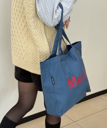 merciロゴトートバッグ