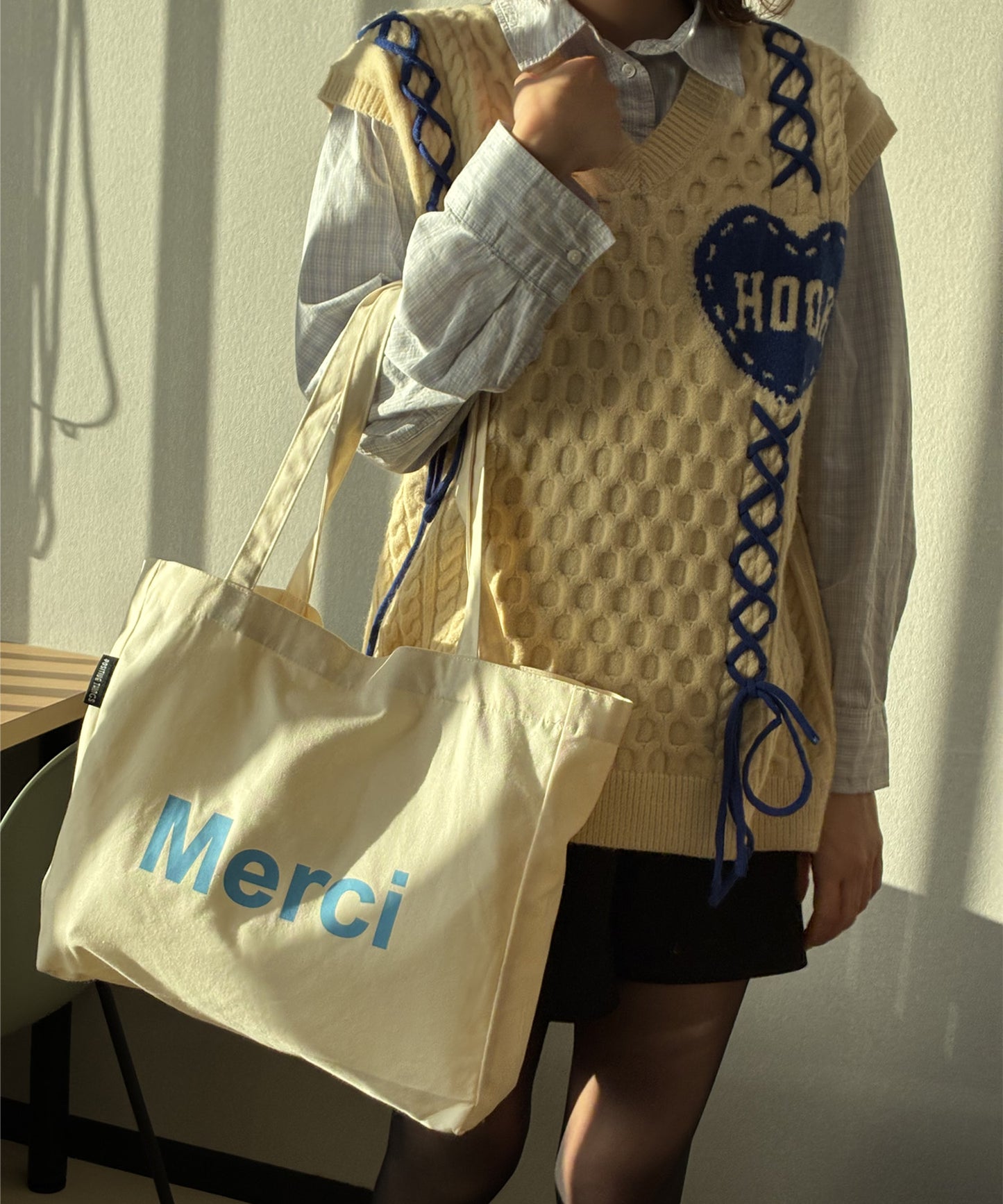 merciロゴトートバッグ