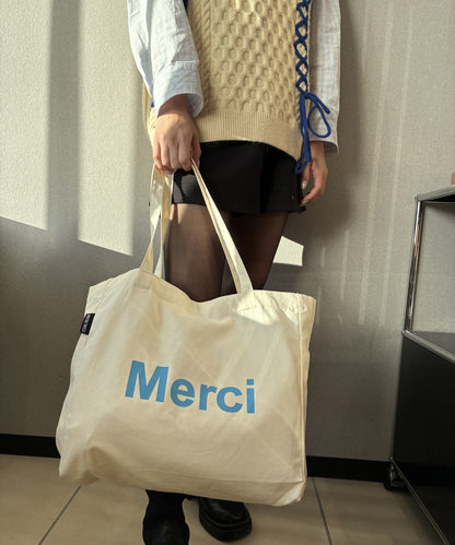 merciロゴトートバッグ
