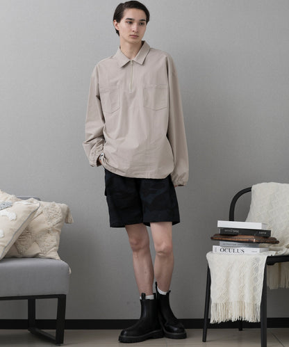 【aimoha MEN】FUNCTIONAL CPO SHIRT ファンクショナルCPOシャツ吸水速乾