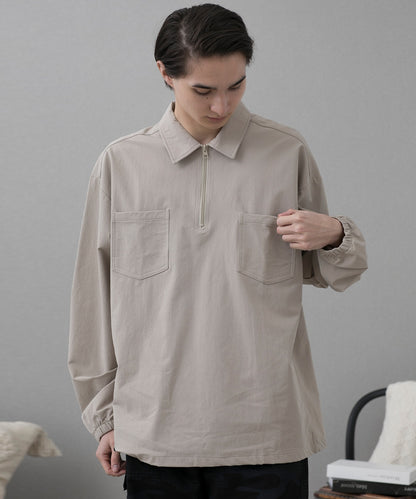 【aimoha MEN】FUNCTIONAL CPO SHIRT ファンクショナルCPOシャツ吸水速乾