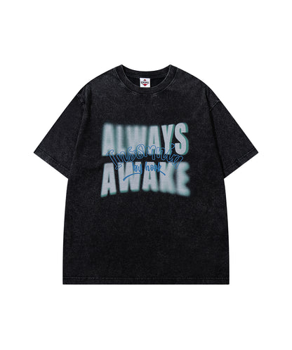 HOOK -original-　INSOMNIA　ウォッシュ加工ヴィンテージ風 ビッグTEE
