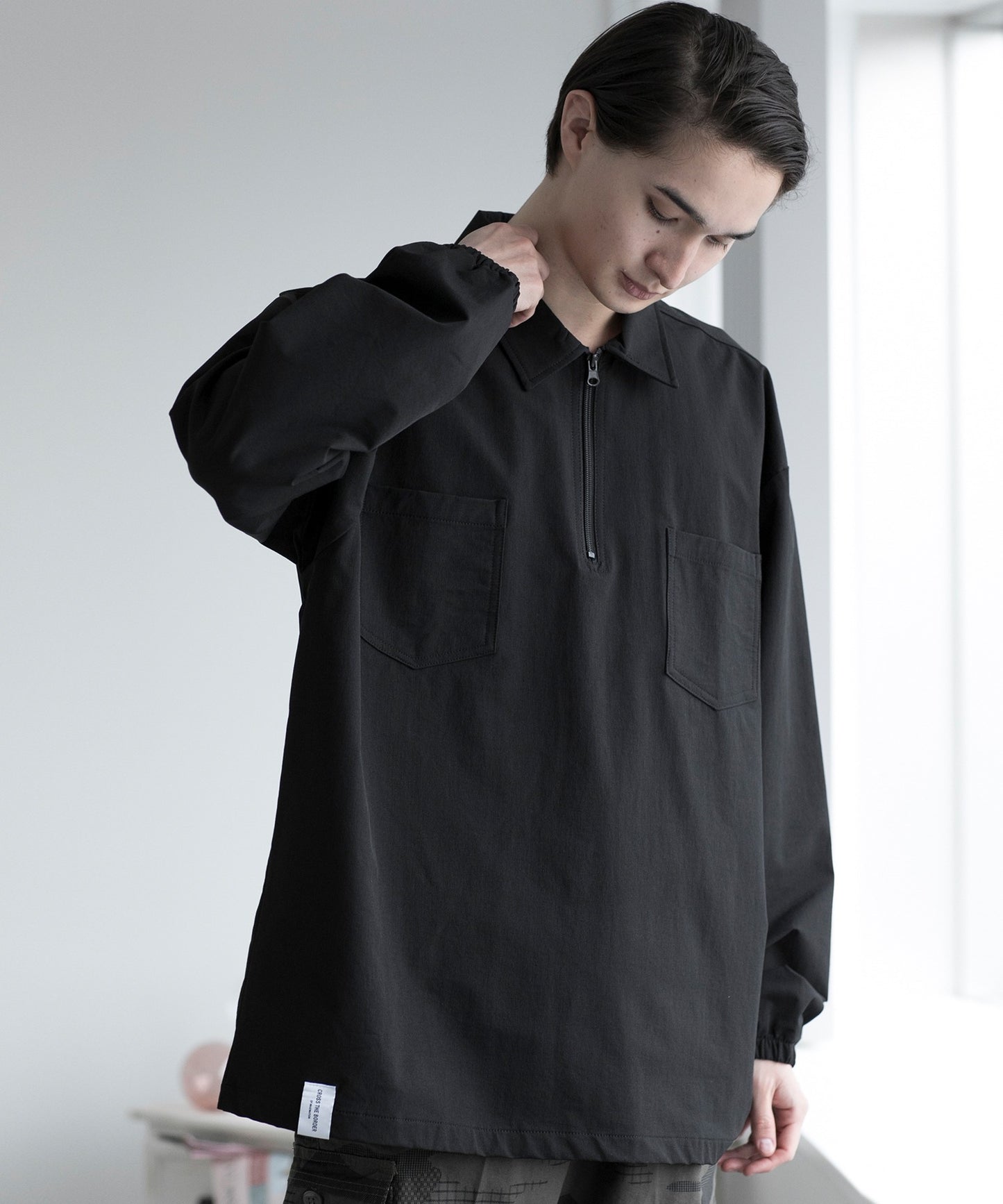 【aimoha MEN】FUNCTIONAL CPO SHIRT ファンクショナルCPOシャツ吸水速乾