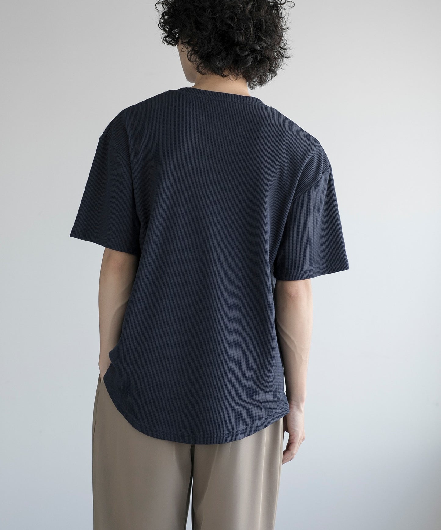 aimoha MEN/ TEXTURED KNIT TEE