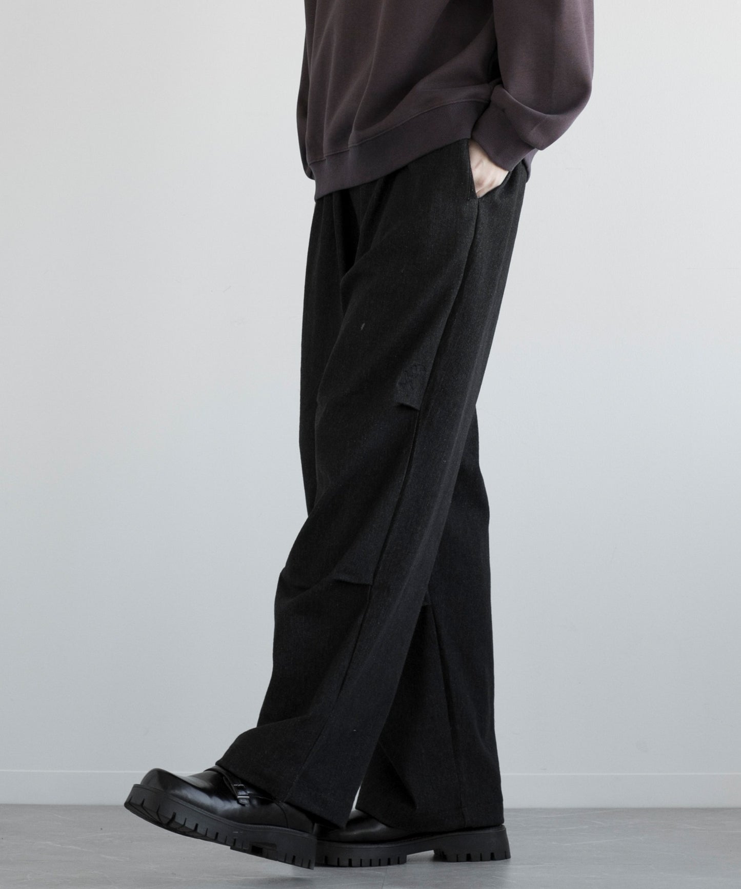 aimoha MEN/ TRACK WIDE LOOSE PANTS パラシュート パンツ