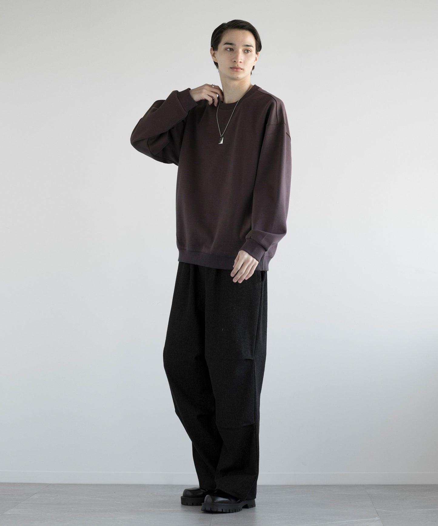 aimoha MEN/ TRACK WIDE LOOSE PANTS パラシュート パンツ