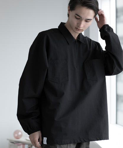 【aimoha MEN】FUNCTIONAL CPO SHIRT ファンクショナルCPOシャツ吸水速乾