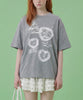 HOOK for girls　レースフリルハート ビッグTシャツ (SS)