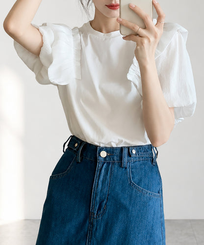 aimoha/パフスリーブTシャツ