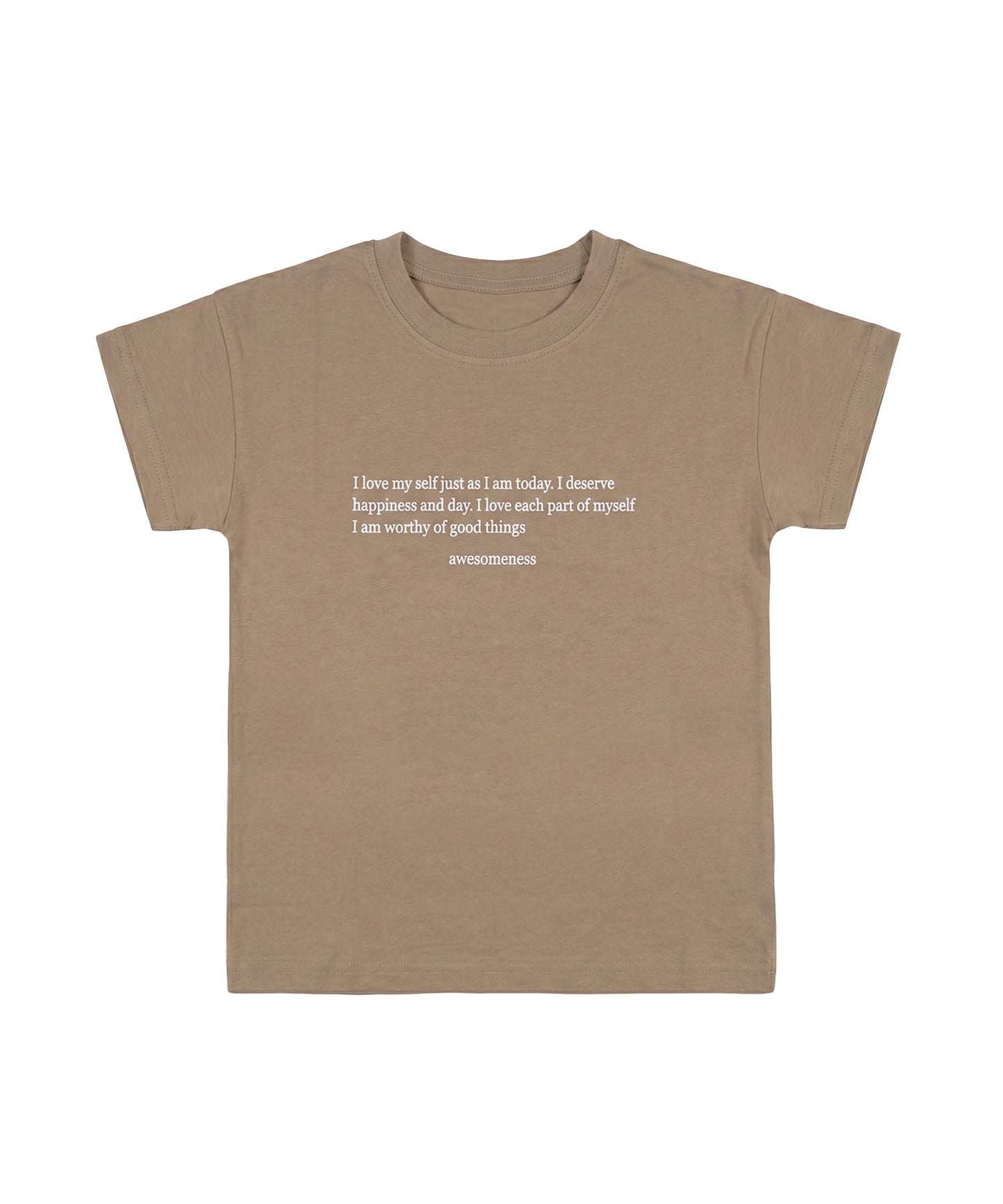 aimoha/ミニメッセージロゴTシャツ
