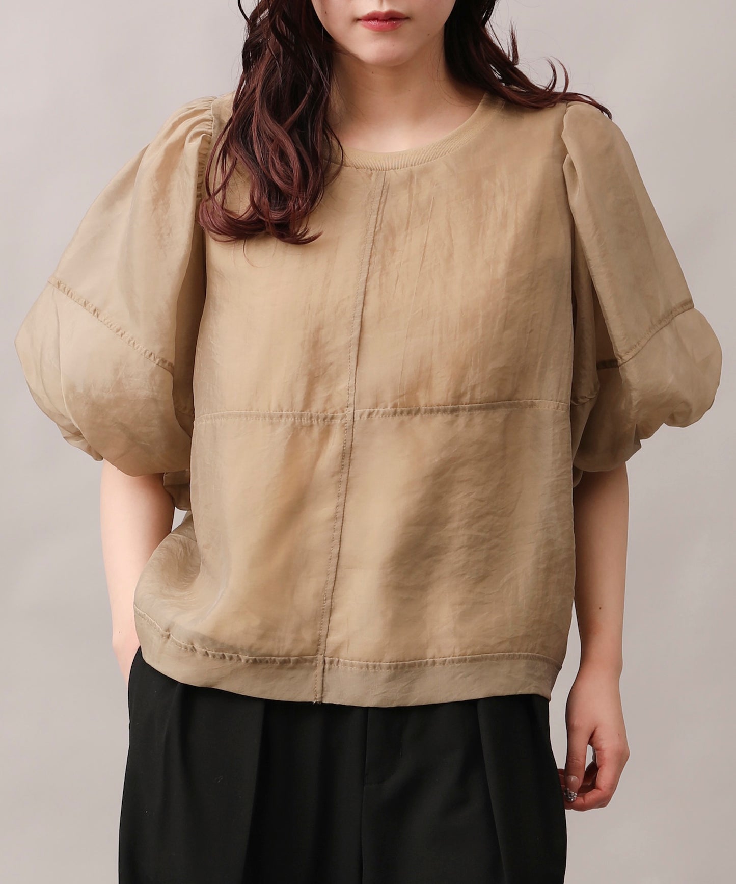 シアーシンプルトップス