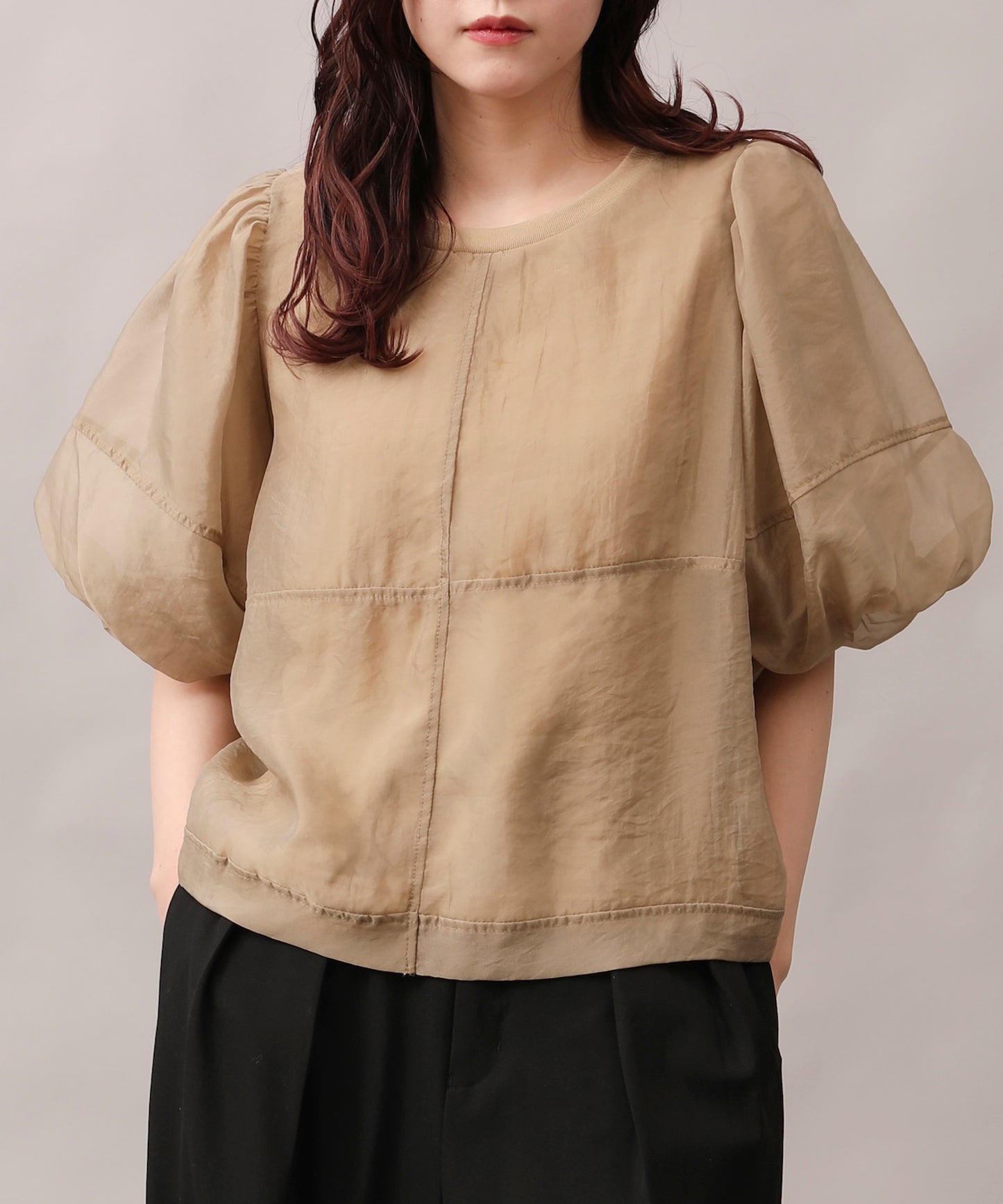 シアーシンプルトップス