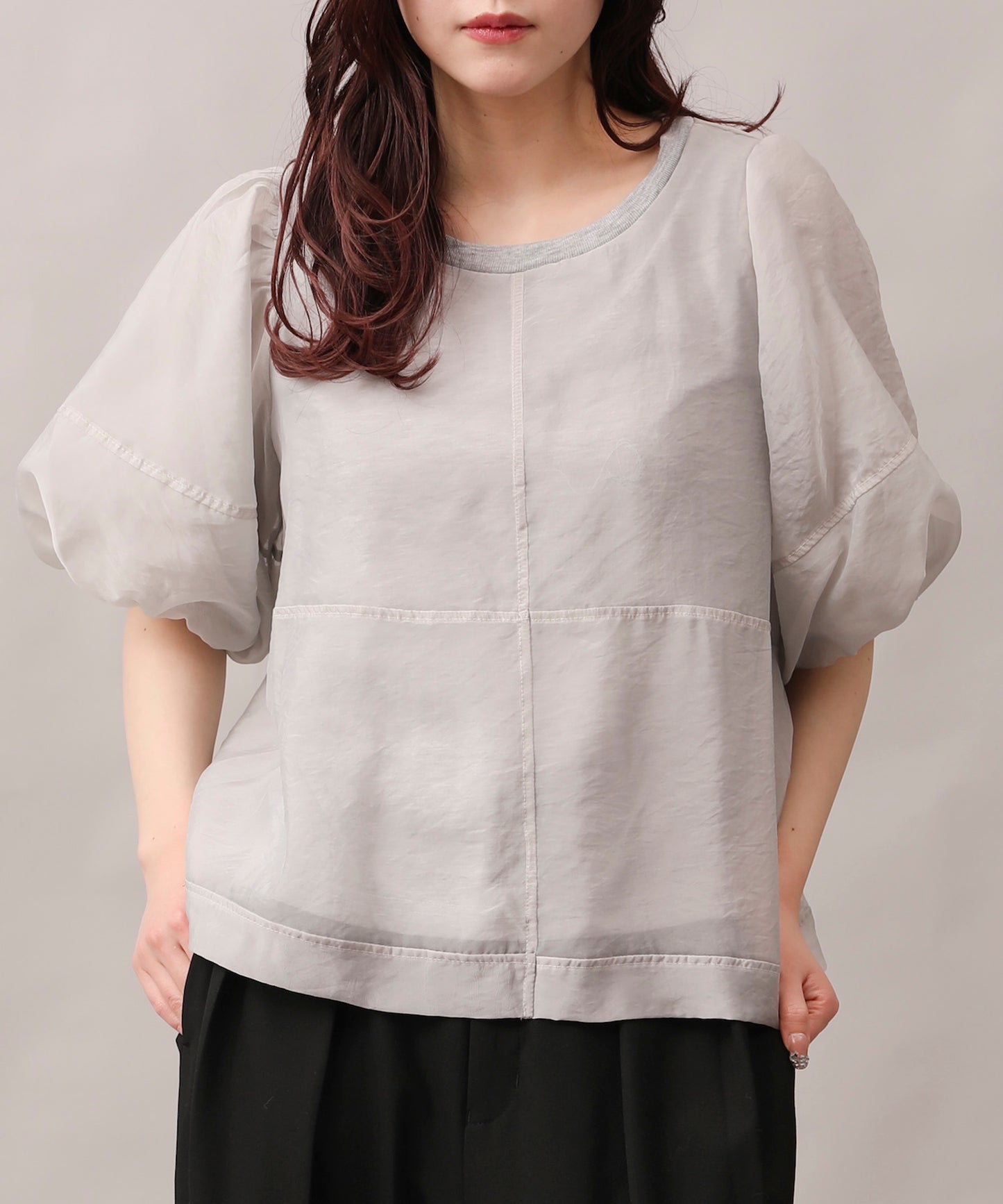 シアーシンプルトップス