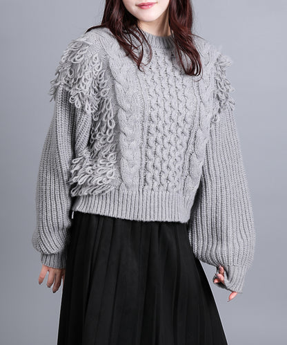 3.5Gモヘアタッチループフリンジ使いPO