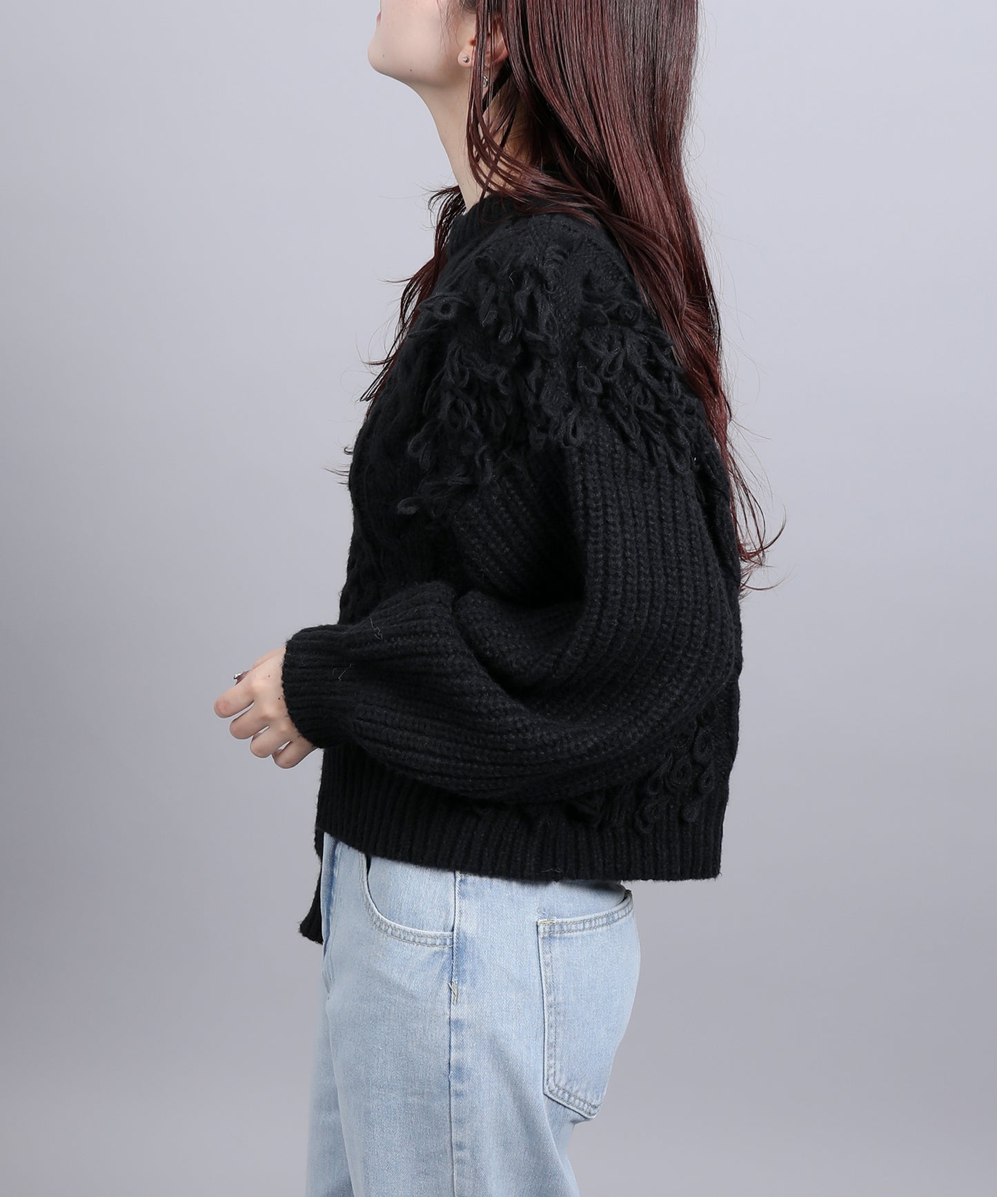 3.5Gモヘアタッチループフリンジ使いPO