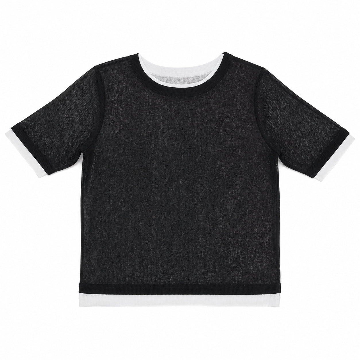 aimoha/シアーテレコTシャツ 2枚SET